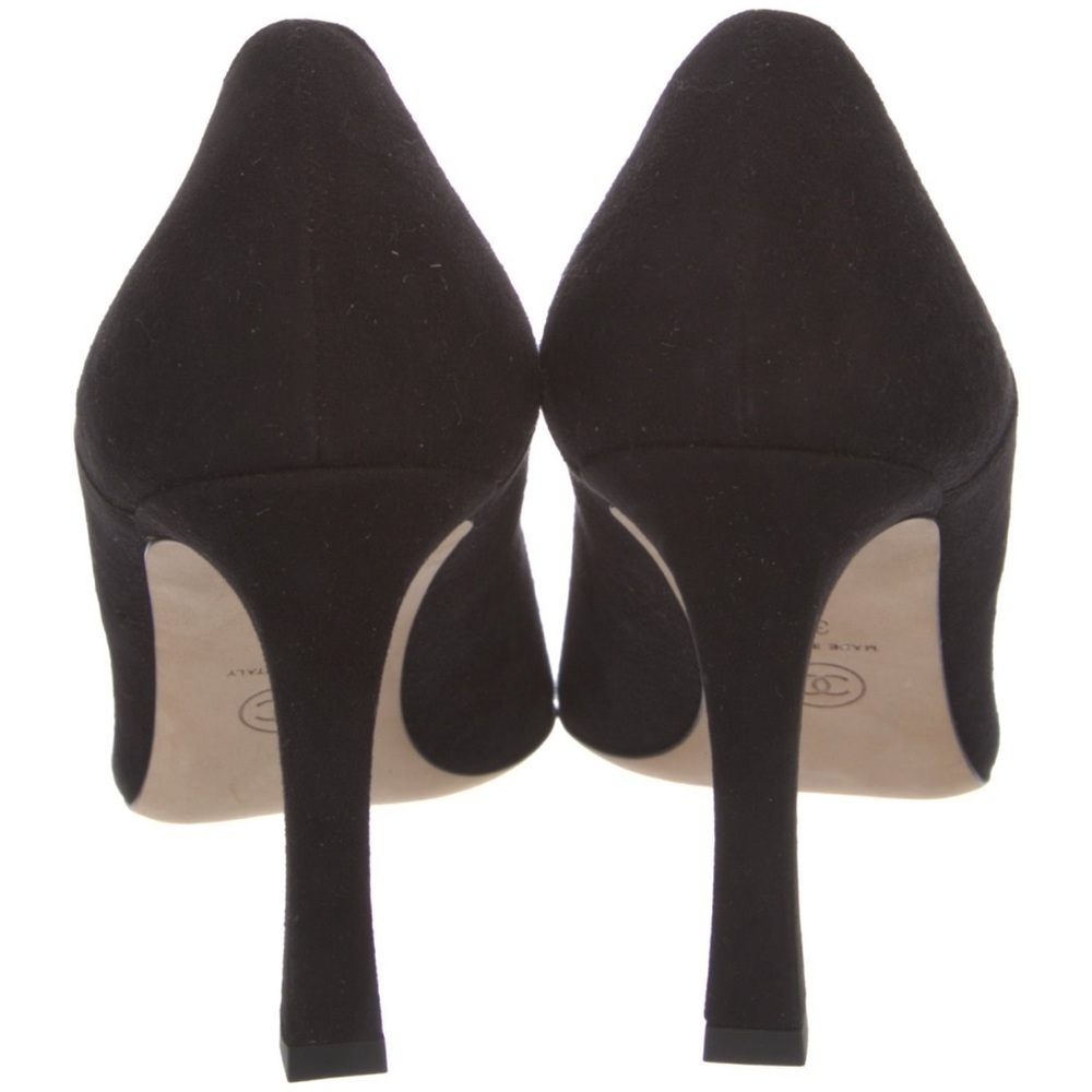 CHANEL Elegant Black Heels size 39. New in box - Picture 3 of 4